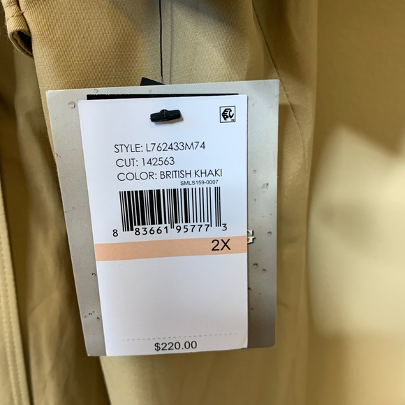 London Fog Trench Coat British Khaki - Picture 4 of 11